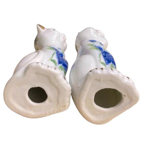 Feng Shui Two White Cats- Hand Crafted and Decorated Fine Chinese Porcelain. - Picture 6 of 7